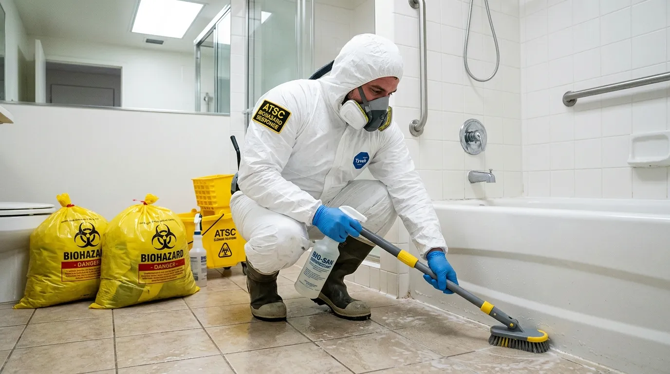 Decontamination equipment deployed for Blood Cleanup in Roy